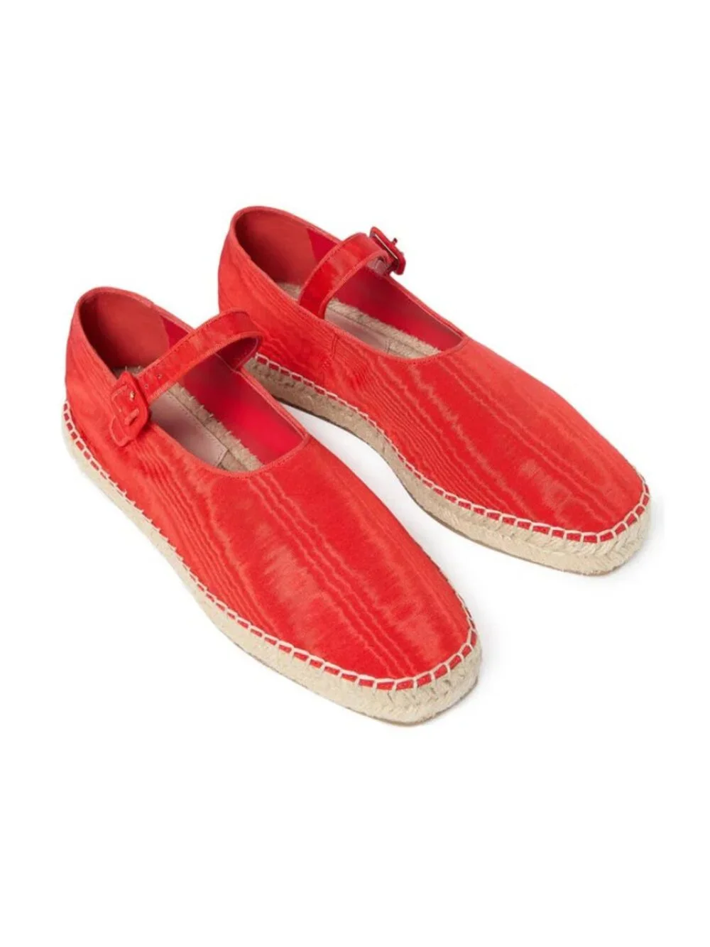 Loeffler Randall Clover Mary Jane Espadrille in Red Sz 10